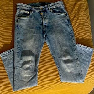 Denim skinny jeans